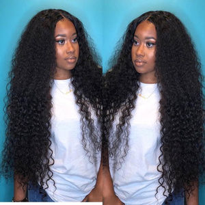 26” 1B Spanish Curls Front Lace Wig Unit